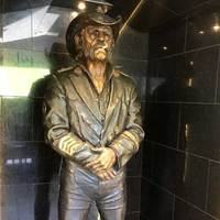 Statue of Lemmy from Motorhead