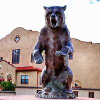 Statue of Old Mose the Grizzly Bear