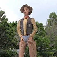 20-Foot-Tall Concrete Cowboy
