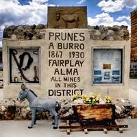 Monument to Prunes and Shorty the Burros