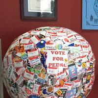 World's Largest Sticker Ball