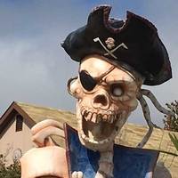 Pirate Mini Golf With Talking Skeleton