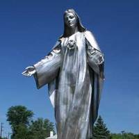 34-Foot-Tall Stainless Steel Mary