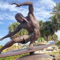 Statue of Greatest Professional Surfer