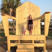 Mexico Beach, FL - Giant Adirondack Chair (Gone)