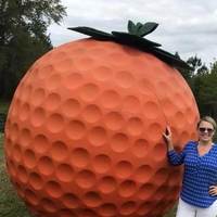 Big Golf Ball Orange