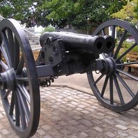 World's Only Double-Barreled Cannon