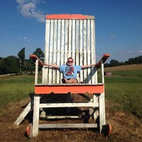 Big Rocking Chair in a Field