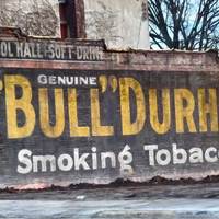 1920s Bull Durham Painted Wall