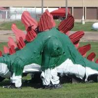 Painted Stegosaurus