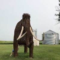 12-Foot-Tall Metal Mammoth