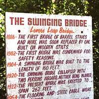 Lover's Leap Swinging Bridge