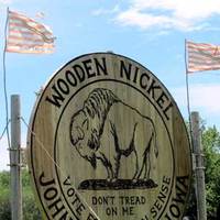 World's Largest Wooden Nickel