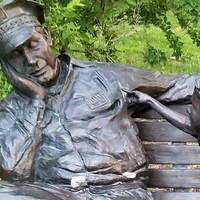Maytag Repairman Statue