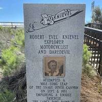 Evel Knievel's Snake River Jump Monument