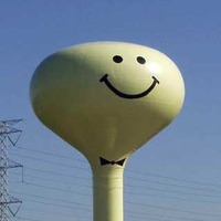 Smiley Face Water Towers
