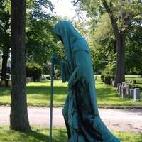 The Pilgrim: Hooded Statue