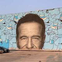 Robin Williams Mural