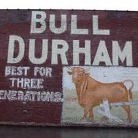 Early 1900s Bull Durham Sign