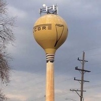 Light Bulb Water Tower