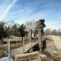 Kansas's Oldest Swinging Bridge