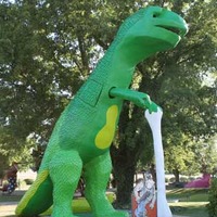 Goony Golf Green Dinosaur