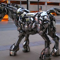 Horse Made of Car Bumpers