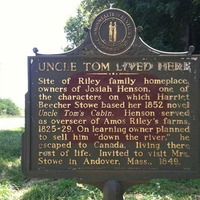 Historical Marker: Uncle Tom Lived Here