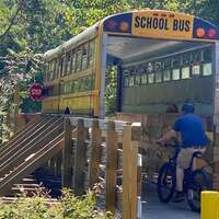 Bike-Thru School Bus