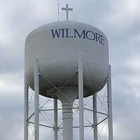 Cross-Topped Water Tower