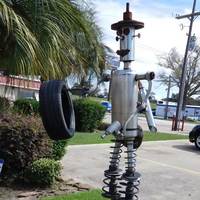 Robot Made of Auto Parts