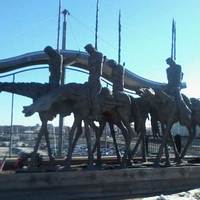 The Partisans - Bony Horsemen Statue
