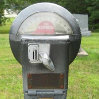 Expired Parking Meter Tombstone