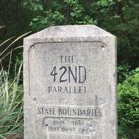 42nd Parallel Marker