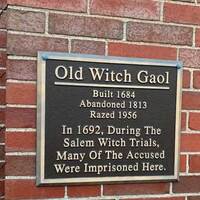 Witch Gaol Plaque #2