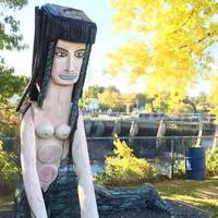 Langlais Sculptures: Girl With A Tail