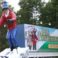 Large Ski Bum Statue