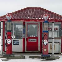 Old Mobil Gas Station