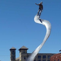 Snurfer Monument - Birthplace of Snowboarding
