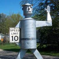 Tin Man Traffic Sign