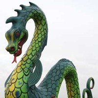 Serpent Lake Serpent Statue