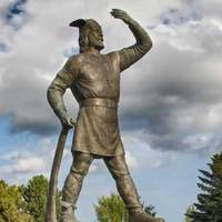 Statue of Viking Leif Erikson