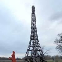 Lillo's Metal Art: Eiffel Tower, Firing Rifle, Jesse James