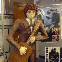 Paper Mache Statue of Bob Dylan