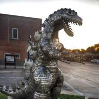 10-Foot-Tall Steel Godzilla