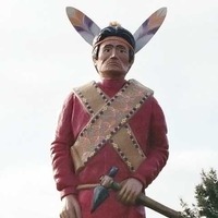 Chief Moose Dung Statue