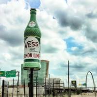 Giant Vess Soda Bottle