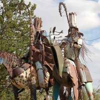 Blackfoot Indians Made of Scrap