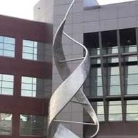 36-Foot-Tall Stainless Steel Double Helix