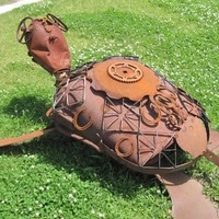 Sea Creatures Made of Rusty Junk